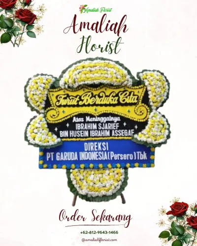 Papan Bunga Duka di Wirajaya
