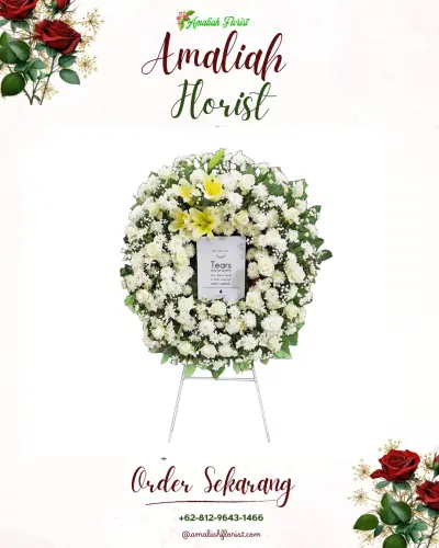 Krans Bunga Duka Cita di Wirajaya