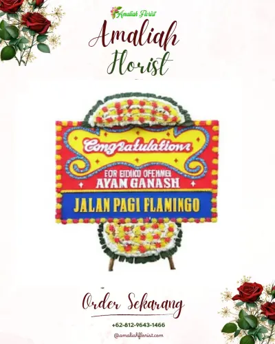 Bunga Papan Congratulation di Wirajaya